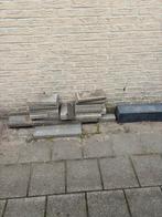 Gratis tegels en balk, Ophalen, Zo goed als nieuw, Beton, Terrastegels