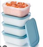 Tupperware set diepvriesdozen 4 Stuks, Ophalen of Verzenden, Nieuw