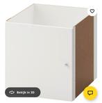4 deurtjes(wit)+ inzet voor Kallax kast Ikea, Huis en Inrichting, Kasten | Overige, Ophalen, Zo goed als nieuw