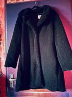 Zwarte Teddy jas/mantel maat 46 nu 54,99€, Zwart, Maat 46/48 (XL) of groter, Ophalen of Verzenden, Miss Etam