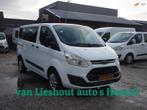 Ford Transit Custom 310 personenbus 9 persoons Trend bj16, Auto's, Voorwielaandrijving, Stof, 4 cilinders, Wit