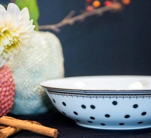 Melli Mello Schaal Dots 23 cm, Huis en Inrichting, Keuken | Servies, Nieuw, Overige stijlen, Porselein, Ophalen of Verzenden