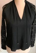 Guess blouse maat S kleur zwart, Ophalen of Verzenden, Zo goed als nieuw, Zwart
