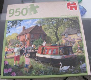 Countryside Lock puzzel van Jumbo 950 st compleet beschikbaar voor biedingen