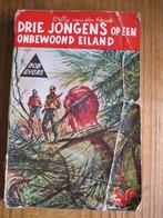 jeugd: Drie jongens op een onbewoond eiland, Willy vd Heide, Boeken, Ophalen of Verzenden, Gelezen, Willy van der Heide
