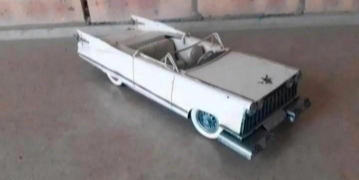 Antieke blikken speelgoed voertuig oude auto cabrio vintage, Verzamelen, Speelgoed, Gebruikt, Ophalen of Verzenden