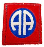 amerikaanse ww2 82 airborne patch zonder tab, Verzamelen, Militaria | Tweede Wereldoorlog, Embleem of Badge, Amerika, Ophalen of Verzenden