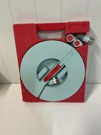 Waterslang op zeer platte haspel camping caravan camper, Ophalen, Zo goed als nieuw