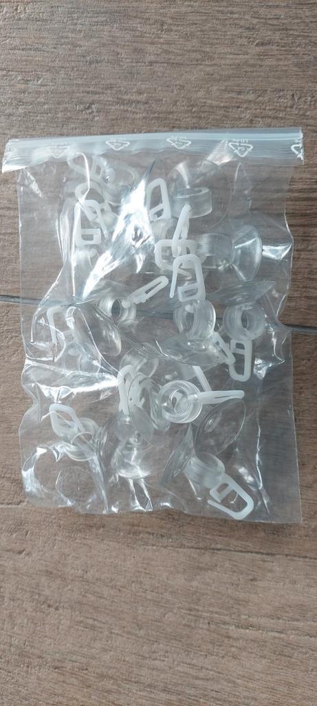 Wit Douchegordijn met Zuignappen - Nieuw, Huis en Inrichting, Badkamer | Badtextiel en Accessoires, Nieuw, Wit, Ophalen of Verzenden