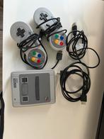 Z.g.a.n. Snes mini, Spelcomputers en Games, Spelcomputers | Nintendo Super NES, Ophalen of Verzenden, Zo goed als nieuw, Met 2 controllers