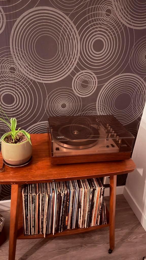 Platenspeler Phillips 417 met ingebouwde Verster, Audio, Tv en Foto, Platenspelers, Zo goed als nieuw, Philips, Ophalen