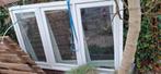 2 x kozijn met openslaande ramen 130 x 205, Doe-het-zelf en Verbouw, Kozijnen en Schuifpuien, Ophalen, Hout, Raamkozijn