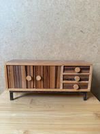 Kast dressoir Bodo Hennig ??- hxbxd 8.5x18x5.5cm - hout, Verzamelen, Poppenhuizen en Toebehoren, Ophalen of Verzenden, Zo goed als nieuw