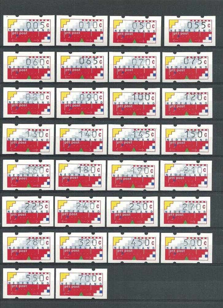 Nederland 1989-93, NVPH AU1 t/m AU30, Postfris., Postzegels en Munten, Postzegels | Nederland, Postfris, Na 1940, Verzenden