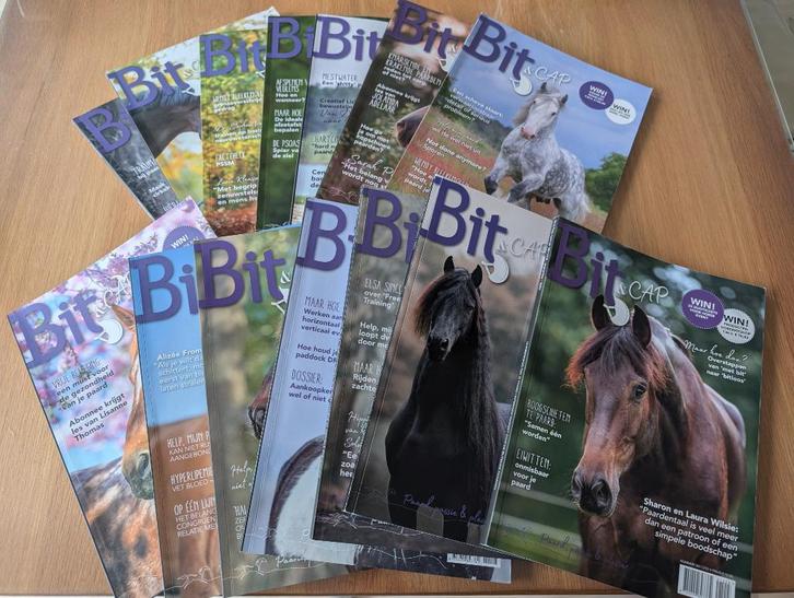 14 Bit en Cap tijdschriften, Dieren en Toebehoren, Paarden en Pony's | Hoofdstellen en Tuigage, Gebruikt, Ophalen