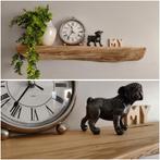 Massief eiken boomstam wandplank zwevend 63,5cm #161, Houtatelier M.Y., Info@myhoutatelier.nl, Nieuw, Ophalen of Verzenden