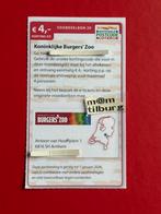 Voordeelbon 29 Koninklijke Burgers' Zoo €4,- korting p.p., Tickets en Kaartjes, Drie personen of meer, Kortingskaart