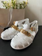 White Sandals Moschino, size 37, Wit, Zo goed als nieuw, Sandalen of Muiltjes, Moschino