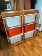 2 Ladenkasten voor elk 3 opbergboxen incl deksel, Huis en Inrichting, Kasten | Ladekasten, Ophalen, Gebruikt, Kunststof, 50 tot 100 cm