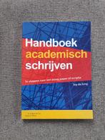Handboek Academisch Schrijven, Joy de Jong, Ophalen of Verzenden, Zo goed als nieuw