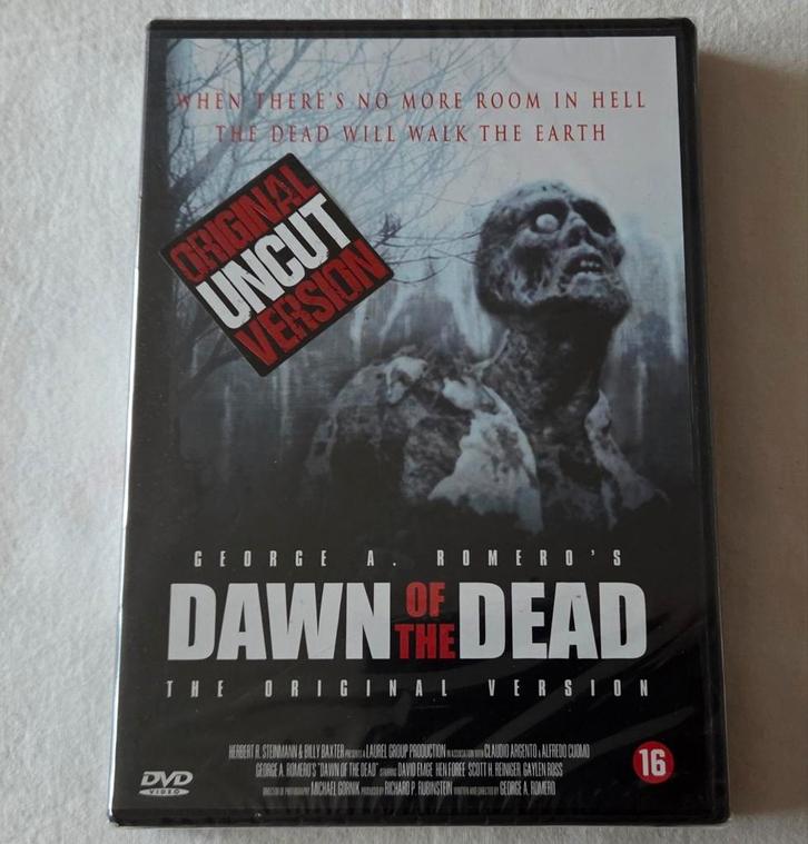 George A. Romero Dawn Of The Dead (Original) Sealed Dvd, Cd's en Dvd's, Dvd's | Horror, Nieuw in verpakking, Vanaf 16 jaar, Ophalen of Verzenden