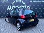 Toyota Aygo 1.0-12V + Elektramen/Apk/Nap/Elektramen/Aux, Voorwielaandrijving, Stof, Gebruikt, Zwart