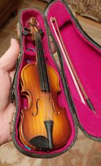 Miniatuur viool, Muziek en Instrumenten, Ophalen of Verzenden, Zo goed als nieuw, 4/4-viool