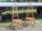 Stoelen '60s ( rotan ) Retro/Vintage/Design, Ophalen, Twee, Vintage, Riet of Rotan