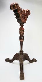 Houten muziekinstrument standaard, einde 19e eeuw, Antiek en Kunst, Antiek | Gereedschap en Instrumenten, Ophalen of Verzenden