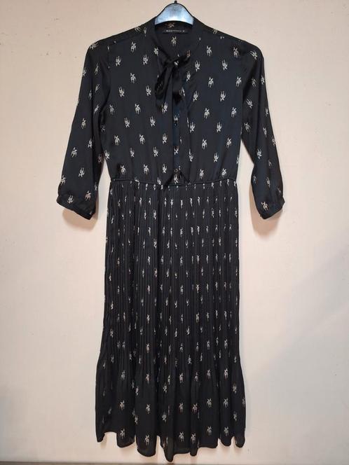 Soepelvallende jurk, Expresso, mt 34/36, Kleding | Dames, Jurken, Zo goed als nieuw, Maat 34 (XS) of kleiner, Zwart, Onder de knie