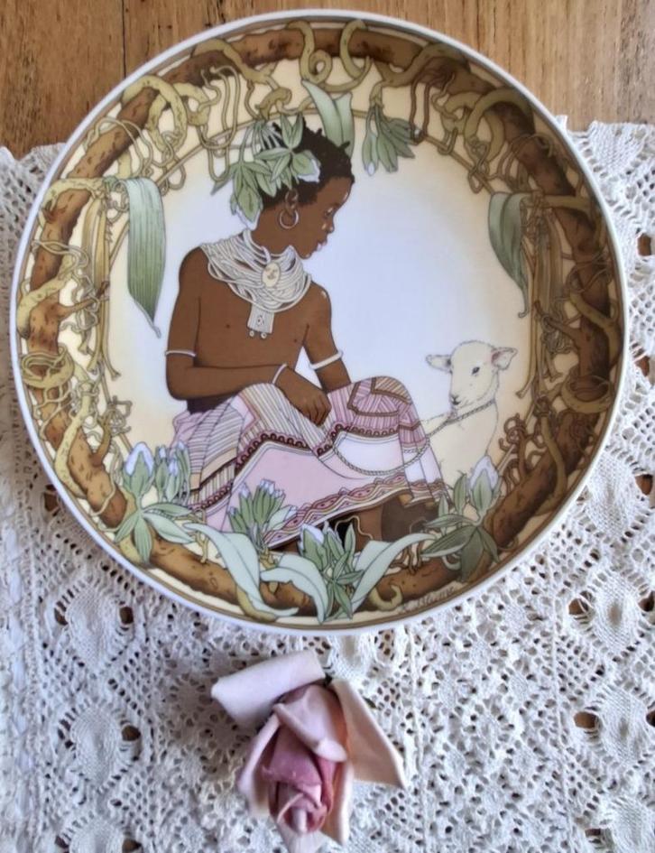 Villeroy & Boch, Unicef wandbord, Children of the world nr 3, Antiek en Kunst, Antiek | Wandborden en Tegels, Ophalen of Verzenden