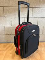 Mooie ALFA Reiskoffer Trolley koffer (zwart/rood) 2 wieltjes, Sieraden, Tassen en Uiterlijk, Koffers, Uitschuifbare handgreep