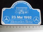 sticker ruhrtal oldtimer rallye 1992 Mercedes-Benz logo, Verzamelen, Verzenden, Zo goed als nieuw, Auto of Motor