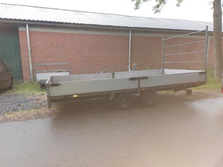 4.5 meter lang 2 meter breed  2 ton op kenteken, Auto diversen, Aanhangers en Bagagewagens, Gebruikt, Ophalen