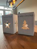 Kerst theelichthouders - set van 2, Ophalen, Zo goed als nieuw
