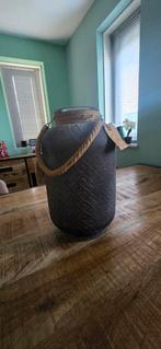 Hoge vaas, Huis en Inrichting, Overige kleuren, Ophalen of Verzenden, Minder dan 50 cm, Glas