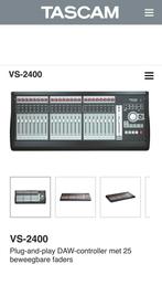 Tascam US-2400 DAW Controller with 25 Moving Faders, Ophalen of Verzenden, Zo goed als nieuw