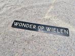 Origineel Peugeot Slogan Bord - Wonder op Wielen, Ophalen of Verzenden