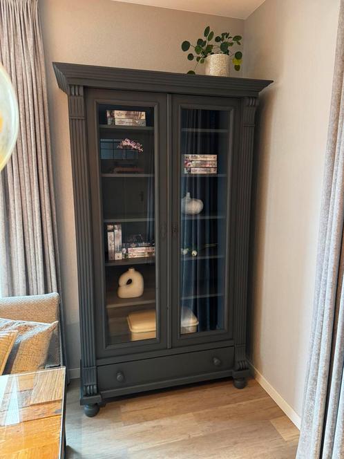 Vitrine/buffet kast, Huis en Inrichting, Kasten | Vitrinekasten, Zo goed als nieuw, 150 tot 200 cm, 100 tot 150 cm, 25 tot 50 cm