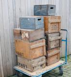 antieke houten kisten, Huis en Inrichting, Woonaccessoires | Kisten, Ophalen, Minder dan 50 cm, Gebruikt, 50 tot 100 cm