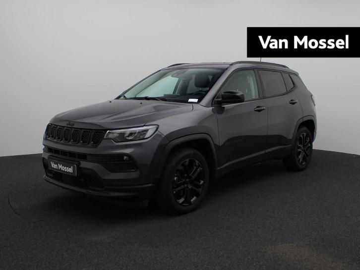 Jeep Compass 1.5T e-Hybrid Night Eagle | Half-Leder | Naviga, Auto's, Jeep, Bedrijf, Te koop, Compass, ABS, Achteruitrijcamera
