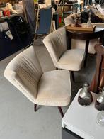 2 vintage cocktailstoeljes, Ophalen, Gebruikt, Hout, Vintage