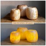 Alabaster Waxinelichthouders Set 10, Ophalen of Verzenden