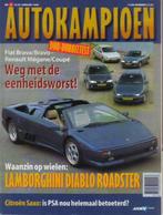 Autokampioen 1 1996: Fiat Bravo HGT Renault Megane 16V Coupe, Gelezen, Algemeen, Ophalen of Verzenden, Autokampioen