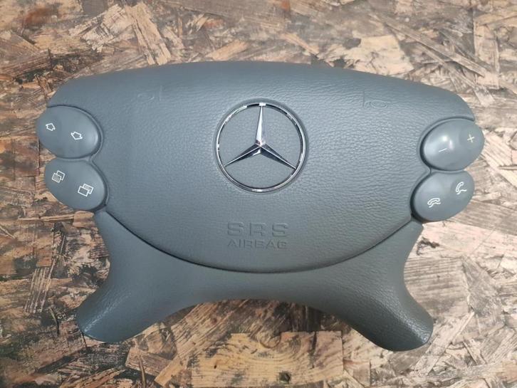 Stuur airbag Mercedes W230 R230 SL A2304600198 (7F04) grijs, Auto-onderdelen, Interieur en Bekleding, Mercedes-Benz, Gebruikt