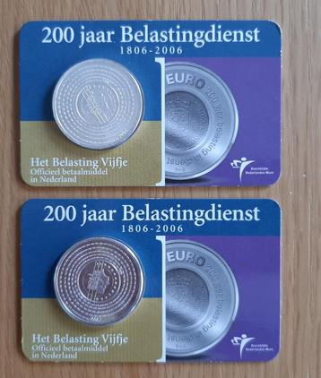 Munt Belastingvijfje 2 stuks beschikbaar voor biedingen