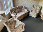 Tweezits bank + 2 losse stoelen - Nieuw bekleed, Huis en Inrichting, Ophalen, Zo goed als nieuw