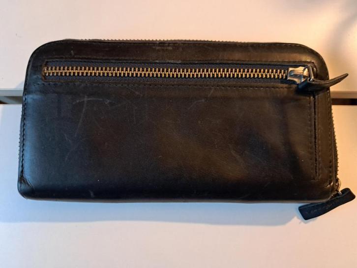 Te koop : Fred de La Bretoniere zwarte dames portemonnee, Sieraden, Tassen en Uiterlijk, Portemonnees, Gebruikt, Overige merken