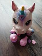 Te koop Baby Unicorn met hoorn die omhoog komt, Kinderen en Baby's, Speelgoed | Overig, Meisje, Unicorn knuffels, Zo goed als nieuw
