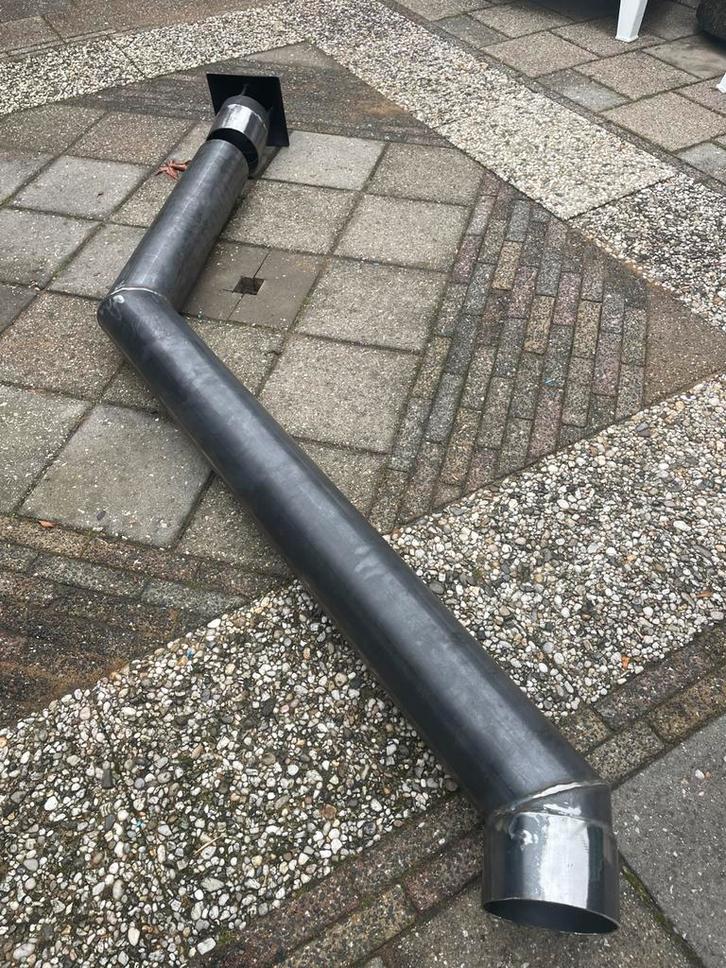 Kachelpijp 140mm buiten diameter., Huis en Inrichting, Kachels, Houtkachel, Hout, Ophalen of Verzenden